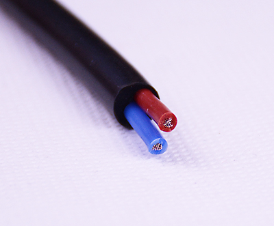 2 Core 1.5mm2 Cable Black 