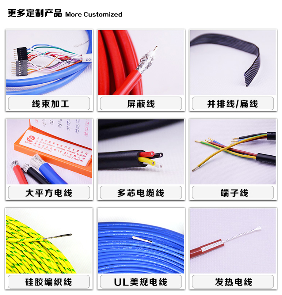 更多电线电缆产品定造