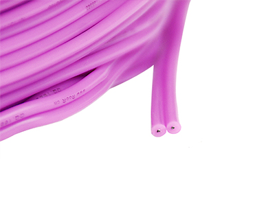 2 Pin Flat Ribbon Cable Wire Silicone Rubber Coated Flexible Flat Cable 24AWG